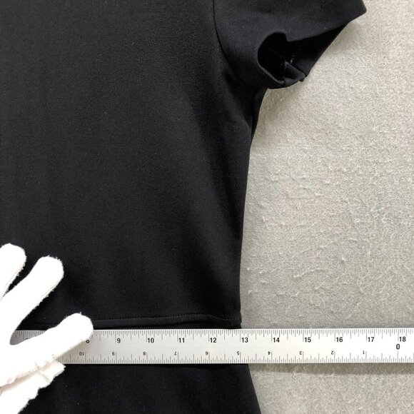 Juicy Couture Mini Dress XS Black Short Sleeve Fit Flare Formal Cocktail - Picture 10 of 11